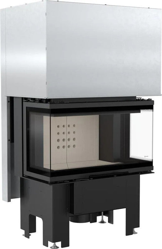 Kratki NBC 680/280 – Kamineinsatz 7 kW mit Schiebetür (Guillotine) & dreiseitiger Verglasung