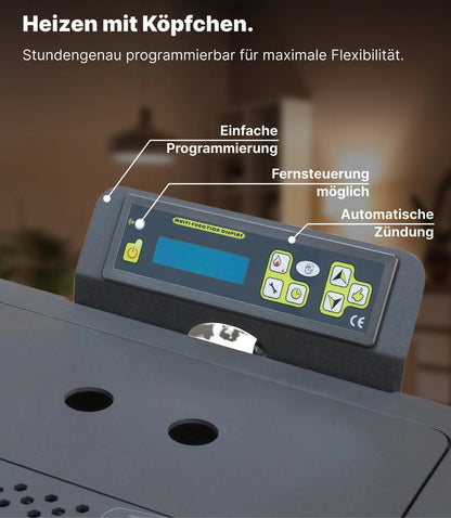 UMBRELLA PR8 – Pelletkaminofen 9 kW Wi-Fi Ready