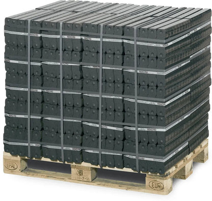 REKORD® Braunkohlebriketts – Palette 1000 kg (40 × 25 kg)