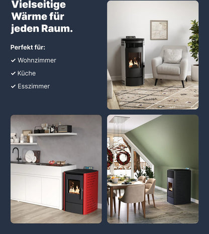 UMBRELLA PR8 – Pelletkaminofen 9 kW Wi-Fi Ready