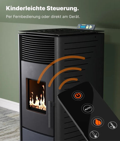 UMBRELLA PR8 – Pelletkaminofen 9 kW Wi-Fi Ready