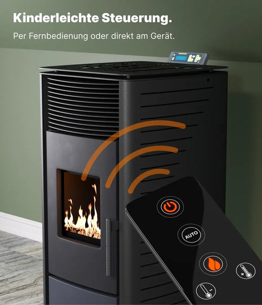 UMBRELLA PR8 – Pelletkaminofen 9 kW Wi-Fi Ready