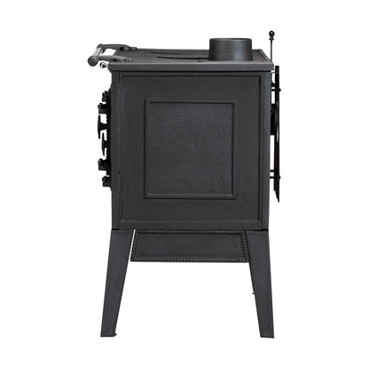 Holzherd Globe Fire Atlas 7 kW – Gusseiserner Küchenofen zum Heizen & Kochen