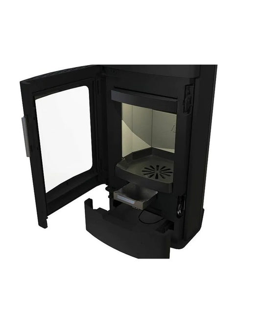 Kaminofen KRETZ ECHEDO 1 – 7 kW, Stahl schwarz