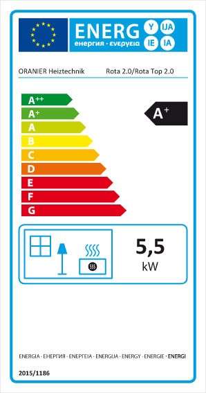 Kaminofen Oranier Rota Top 2.0 5,5 kW